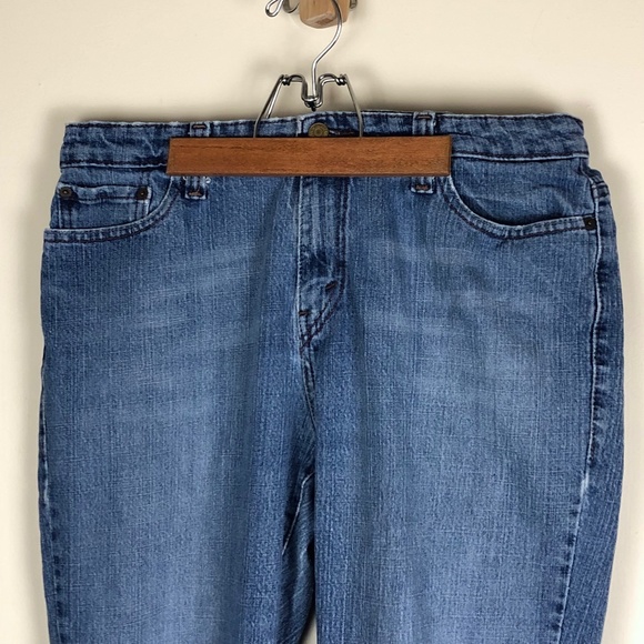 LEVI'S 515 Boot Cut Blue Jeans Size 16S (Short) - Picture 9 of 13